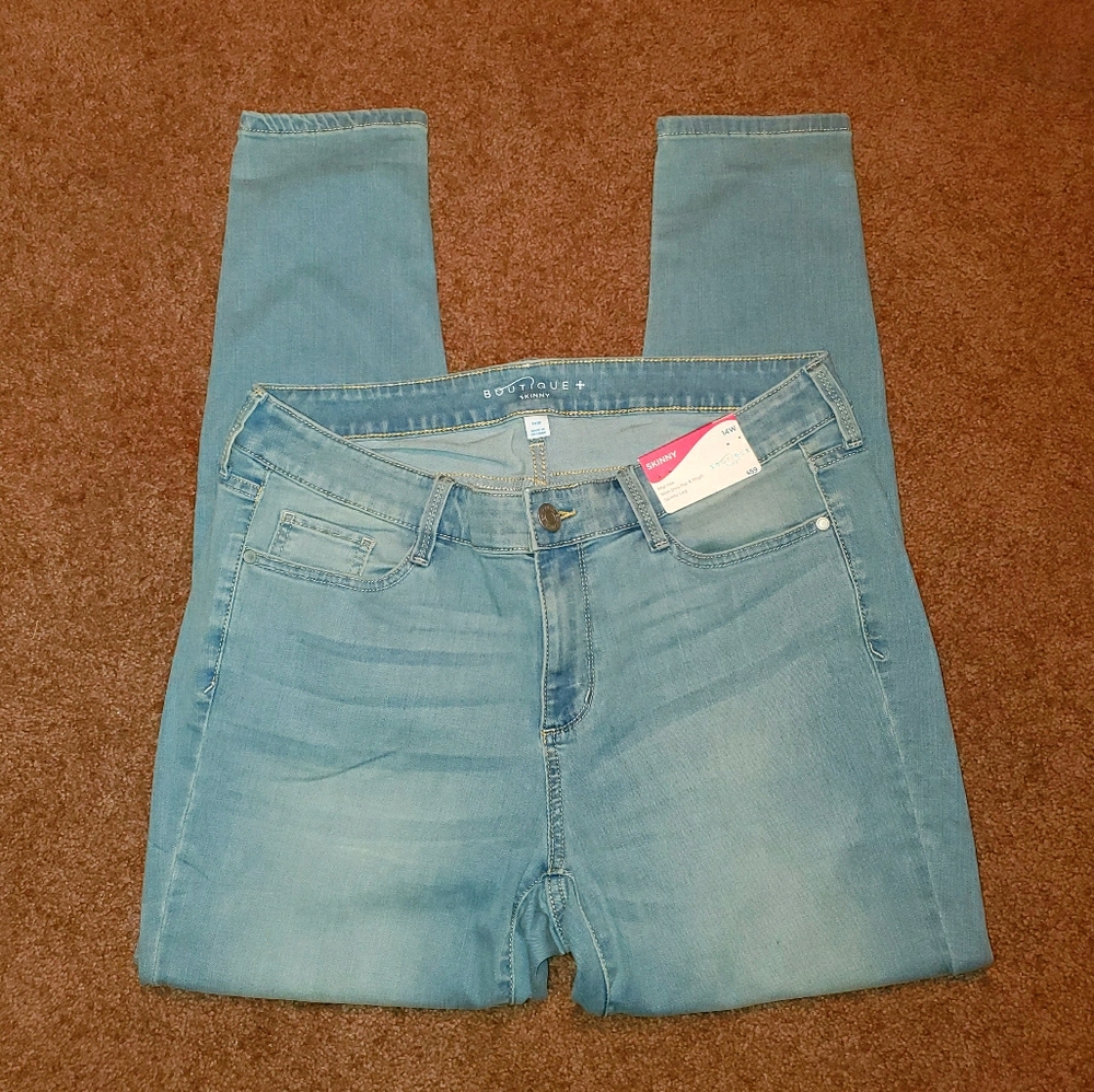Skinny leg jeans